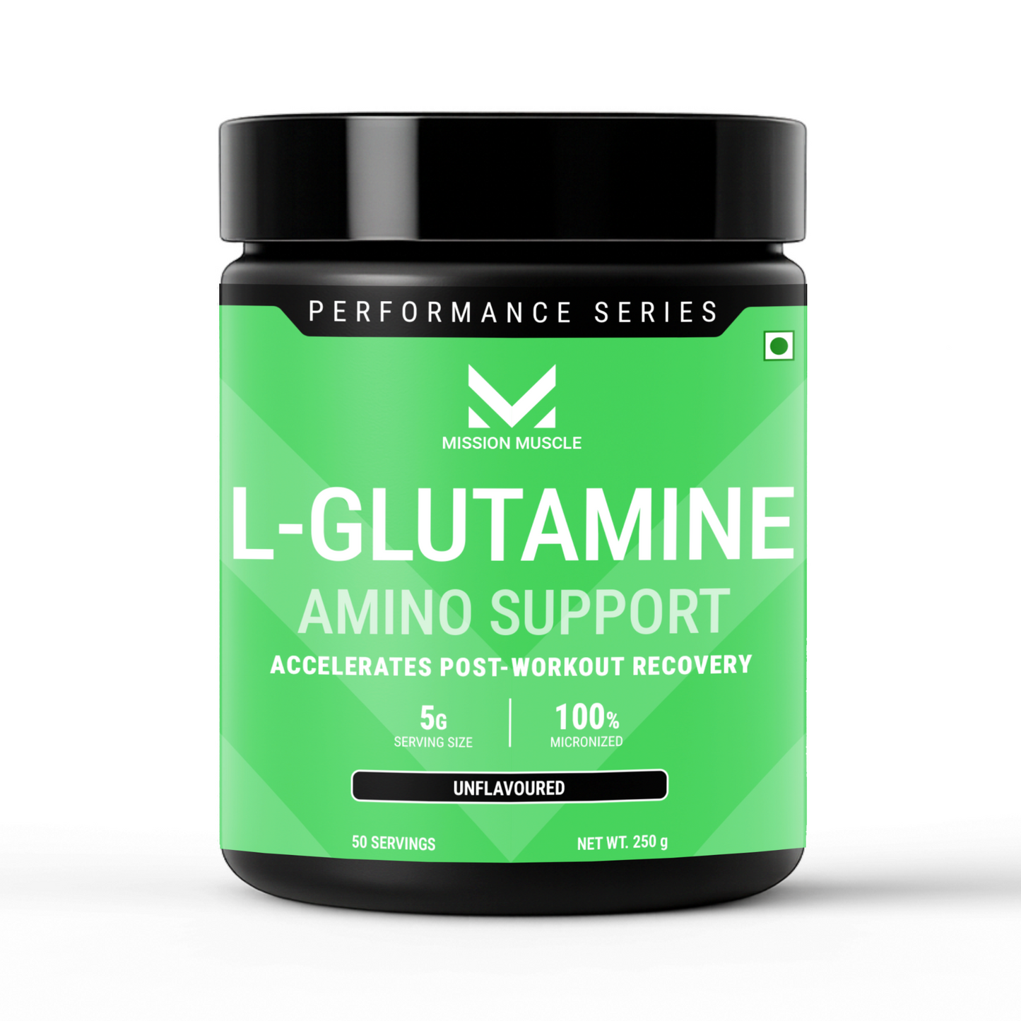 Mission Muscle L-Glutamine 250g (50 Servings)