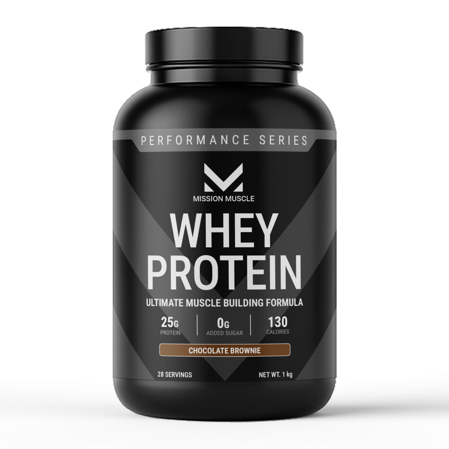 Mission Muscle Whey Protein | 1kg (2.2 lbs) | Chocolate Brownie Flavour