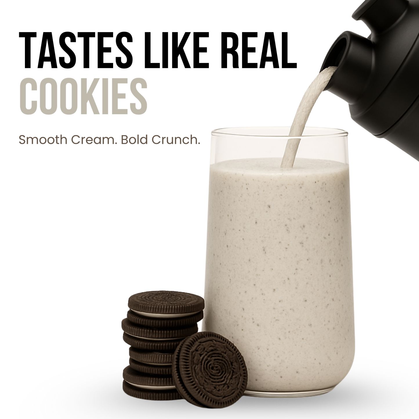 Mission Muscle Whey Protein | 2kg (4.4 lbs) | Cookies and Cream Flavour