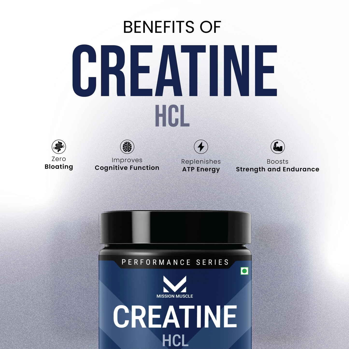 Mission Muscle Creatine HCl – 200g (100 Servings)