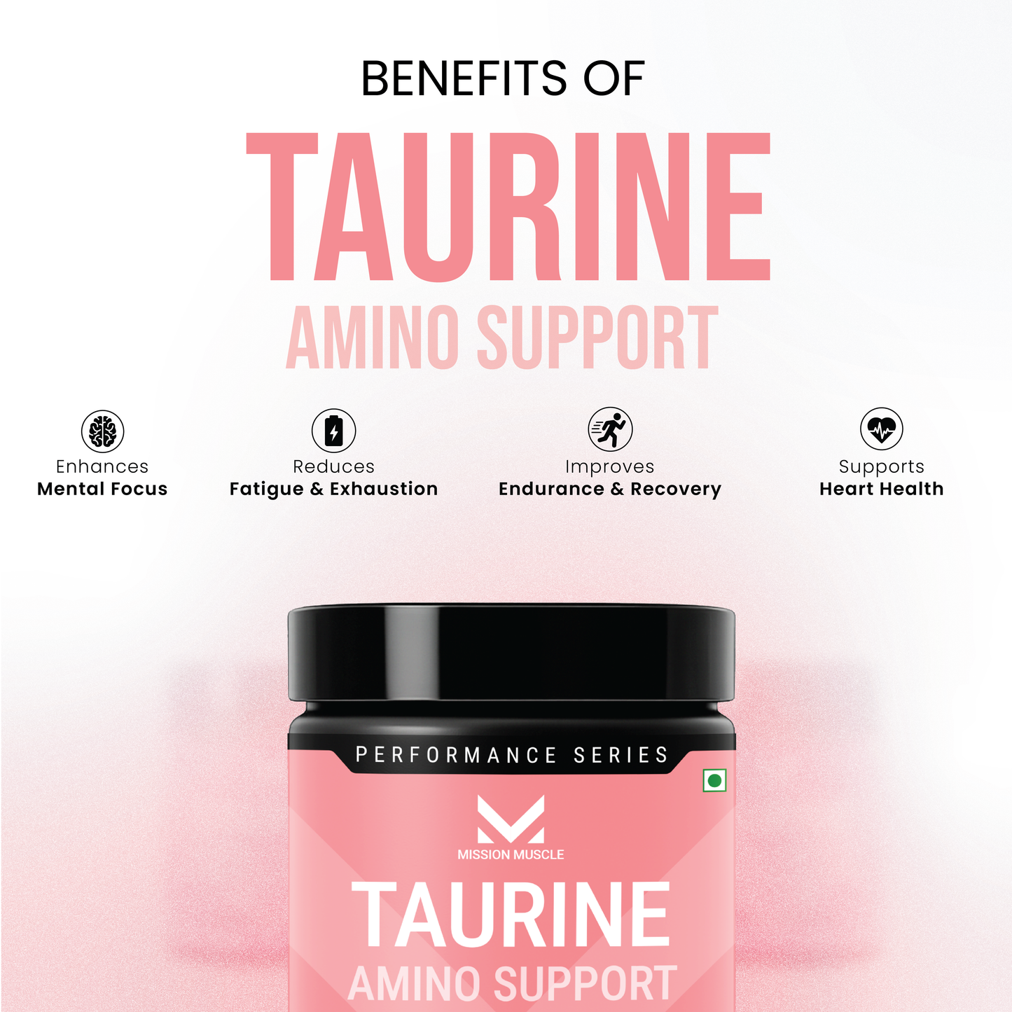 Mission Muscle Taurine 200g (80 Servings)