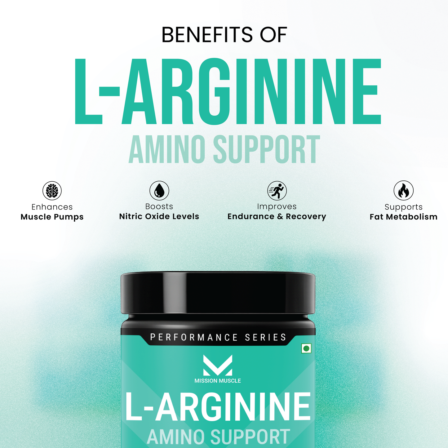 Mission Muscle L-Arginine 250g (83 Servings)